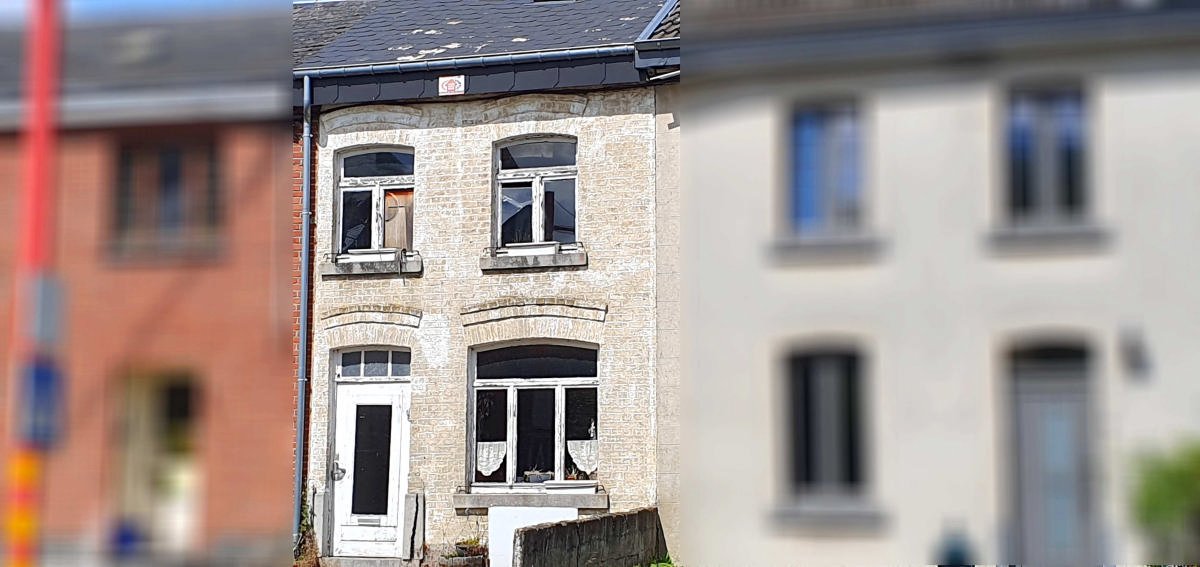 Maison 2 façades avec jardin à rénover